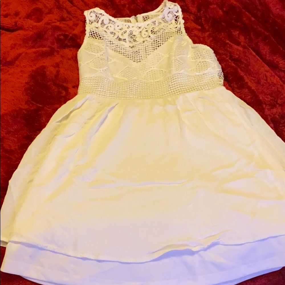 Semi formal white dress